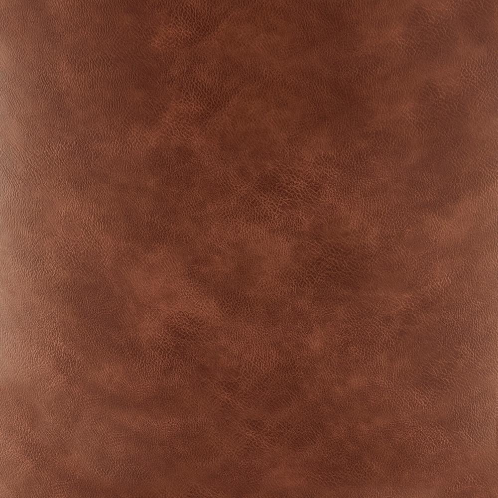 Euro Style - Darcie Faux Leather and Fabric Office Chair, Dark Brown/Orange/Black - 30394-DKBRN veiw 5