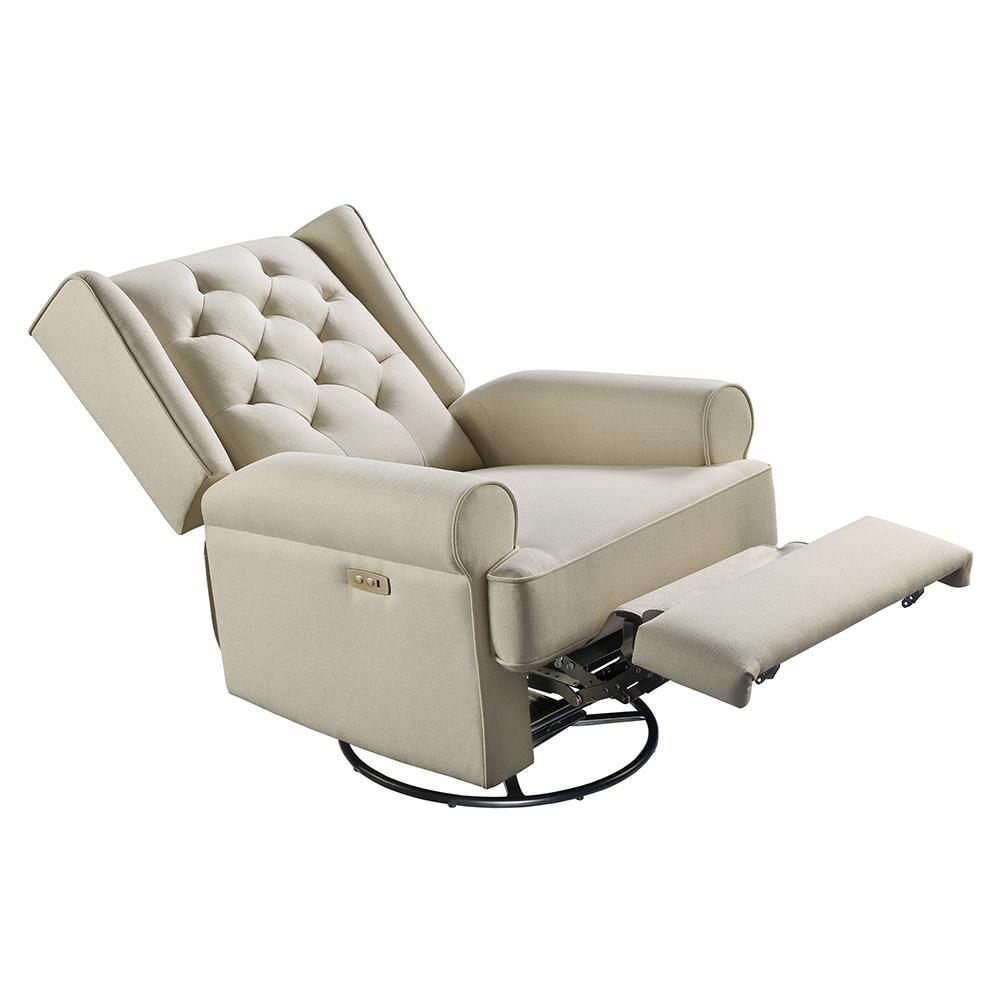 Westwood Design - Amelia Power Glider | Natural - AM-GL-5115RP-NAT-PWR veiw 2