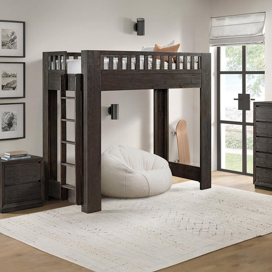Westwood Design - Bello Twin Loft Bed | Cocoa - BO-BU-8521TL-COC-C veiw 2