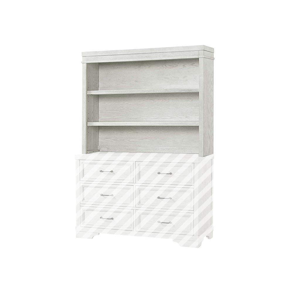 Westwood Design - Foundry Hutch/Bookcase | White Dove - FN-HU-2703CB-WDV veiw 3