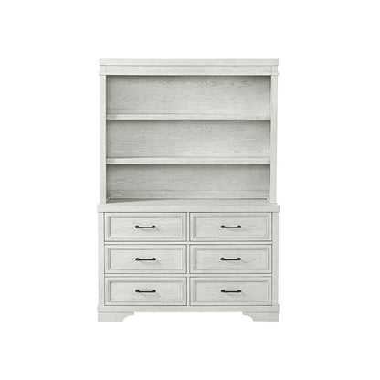 Westwood Design - Foundry Hutch/Bookcase | White Dove - FN-HU-2703CB-WDV veiw 4