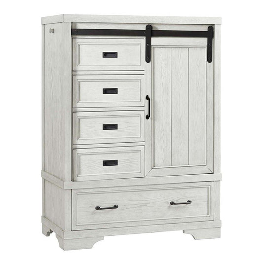 Westwood Design - Foundry Chifferobe | White Dove - FN-CF-2725SD-WDV veiw 1