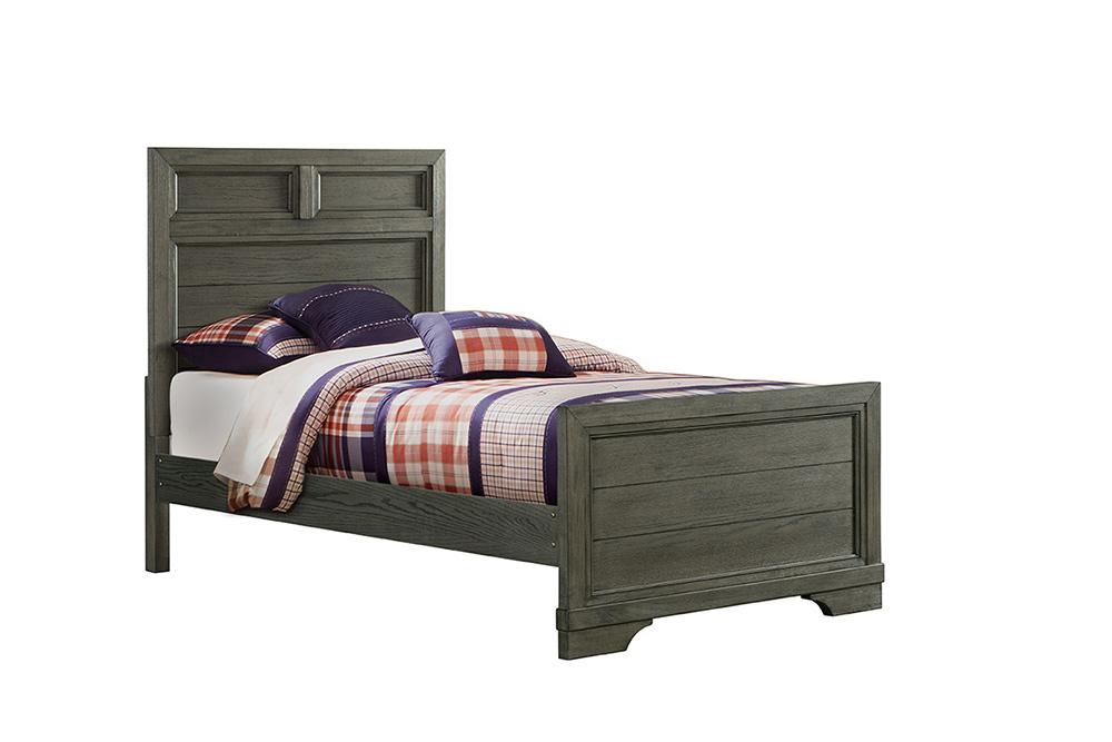 Westwood Design - Foundry Twin Bed | Brushed Pewter - FN-TB-2738TB-BPT-C veiw 1