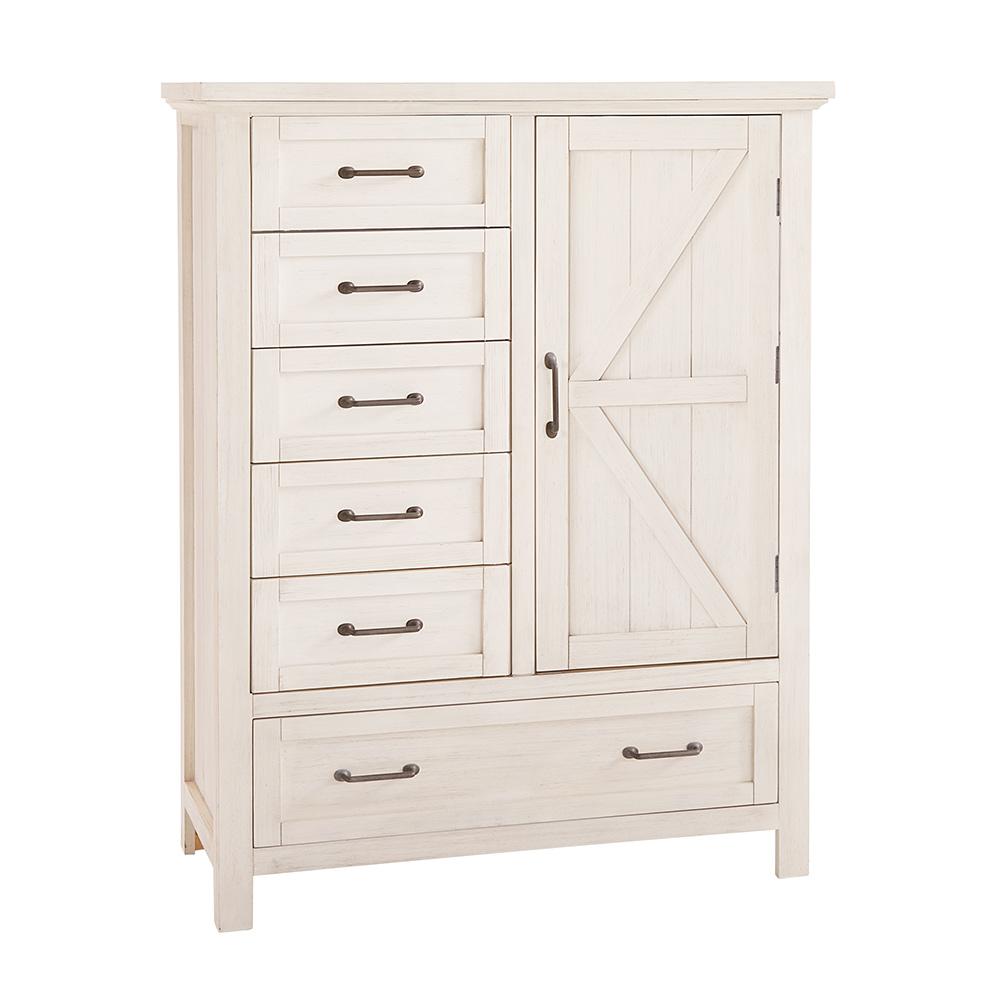 Westwood Design - Westfield Chifferobe | Brushed White - WF-CF-8125SD-BWH veiw 1