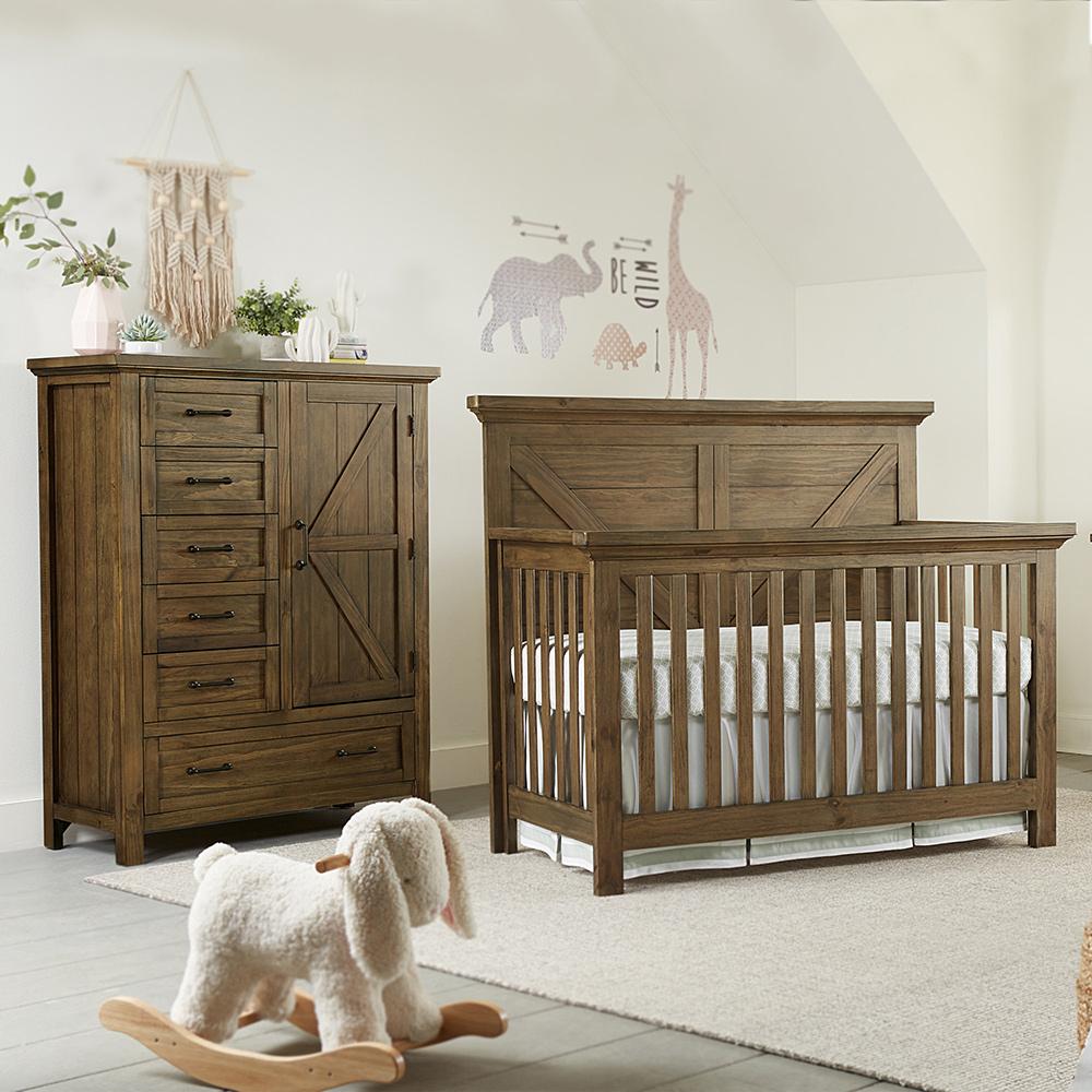 Westwood Design - Westfield Convertible Crib | Harvest Brown - WF-CR-8101NR-HBR veiw 4