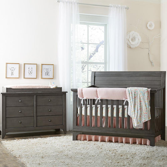 Westwood Design - Taylor 6 Drawer Dresser & Changer Top | Dusk veiw 2