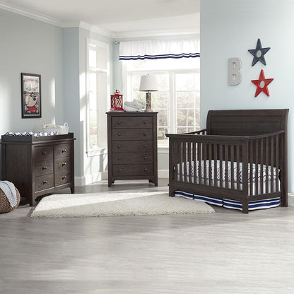 Westwood Design - Taylor 6 Drawer Dresser & Changer Top | River Rock veiw 2