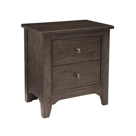 Westwood Design - Taylor 2 Drawer Nightstand | River Rock - TL-NS-87072D-RR veiw 1