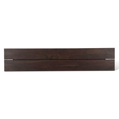 World Interiors - Acadia 79" Bench : World Interiors - Acadia 79" Bench in Coffee Bean - ZWACA79BCB_CLOSEOUT veiw 3