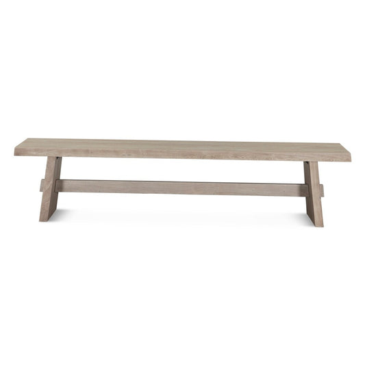 World Interiors - Acadia 79" Bench : World Interiors - Acadia 79" Dining Bench in Oat - ZWACA79BO_CLOSEOUT veiw 1