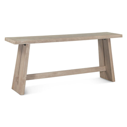 World Interiors - Acadia 70" Console Table : World Interiors - Acadia 70" Console Table in Oat - ZWACA70CNTO_CLOSEOUT veiw 2