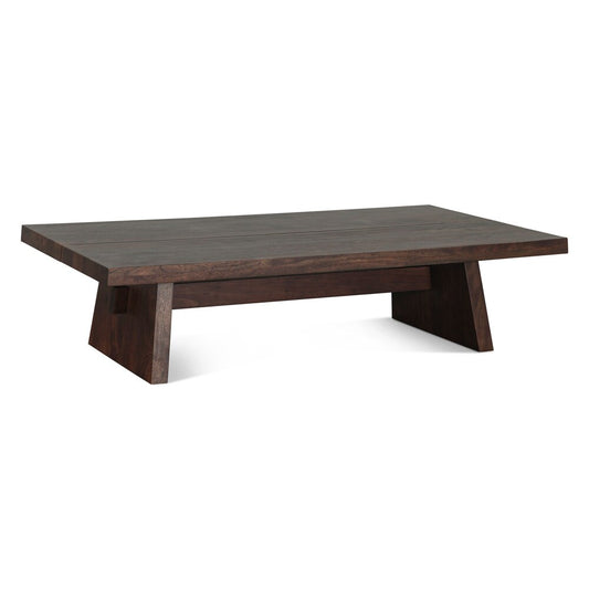 World Interiors - Acadia 58" Coffee Table : World Interiors - Acadia 58" Coffee Table in Coffee Bean - ZWACA58CTCB_CLOSEOUT veiw 2