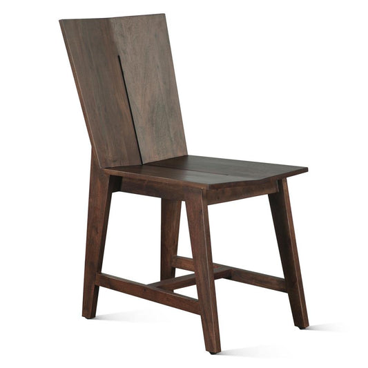 World Interiors - Acadia Dining Chair : World Interiors - Acadia Dining Chair in Coffee Bean - ZWACADCCB2_CLOSEOUT veiw 1