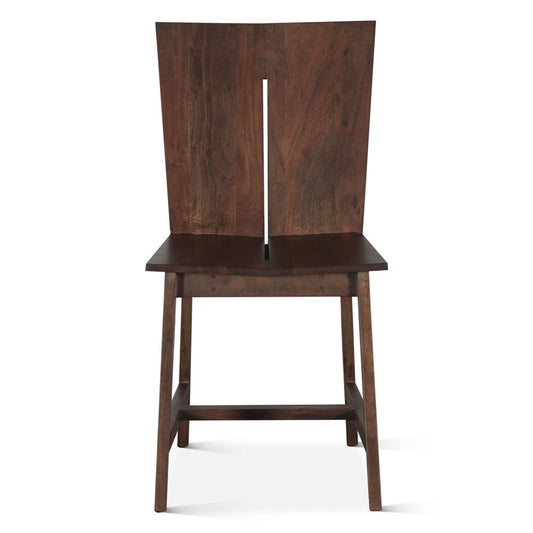 World Interiors - Acadia Dining Chair : World Interiors - Acadia Dining Chair in Coffee Bean - ZWACADCCB2_CLOSEOUT veiw 2
