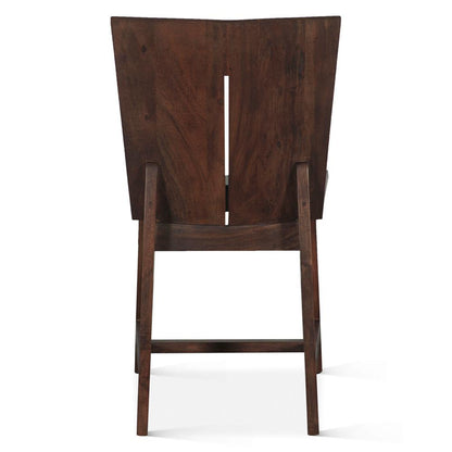World Interiors - Acadia Dining Chair : World Interiors - Acadia Dining Chair in Coffee Bean - ZWACADCCB2_CLOSEOUT veiw 3