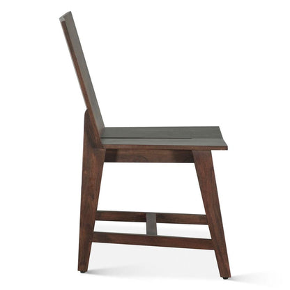 World Interiors - Acadia Dining Chair : World Interiors - Acadia Dining Chair in Coffee Bean - ZWACADCCB2_CLOSEOUT veiw 4