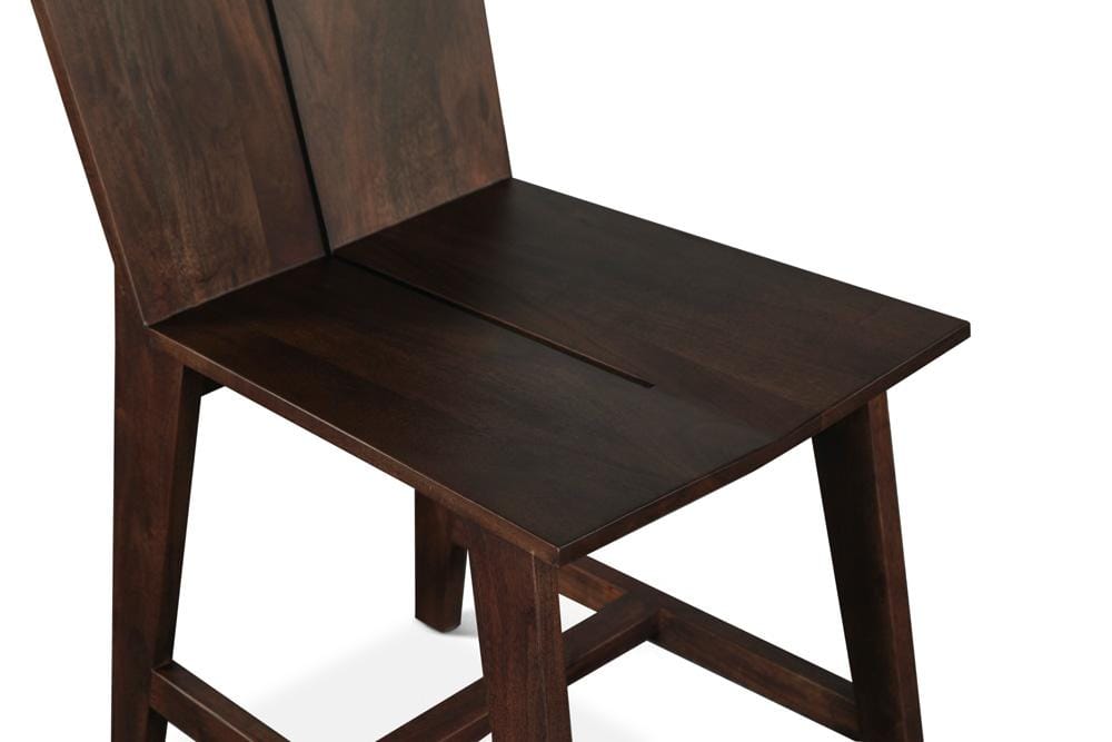 World Interiors - Acadia Dining Chair : World Interiors - Acadia Dining Chair in Coffee Bean - ZWACADCCB2_CLOSEOUT veiw 5