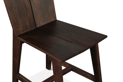World Interiors - Acadia Dining Chair : World Interiors - Acadia Dining Chair in Coffee Bean - ZWACADCCB2_CLOSEOUT veiw 5