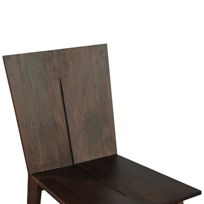 World Interiors - Acadia Dining Chair : World Interiors - Acadia Dining Chair in Coffee Bean - ZWACADCCB2_CLOSEOUT veiw 6