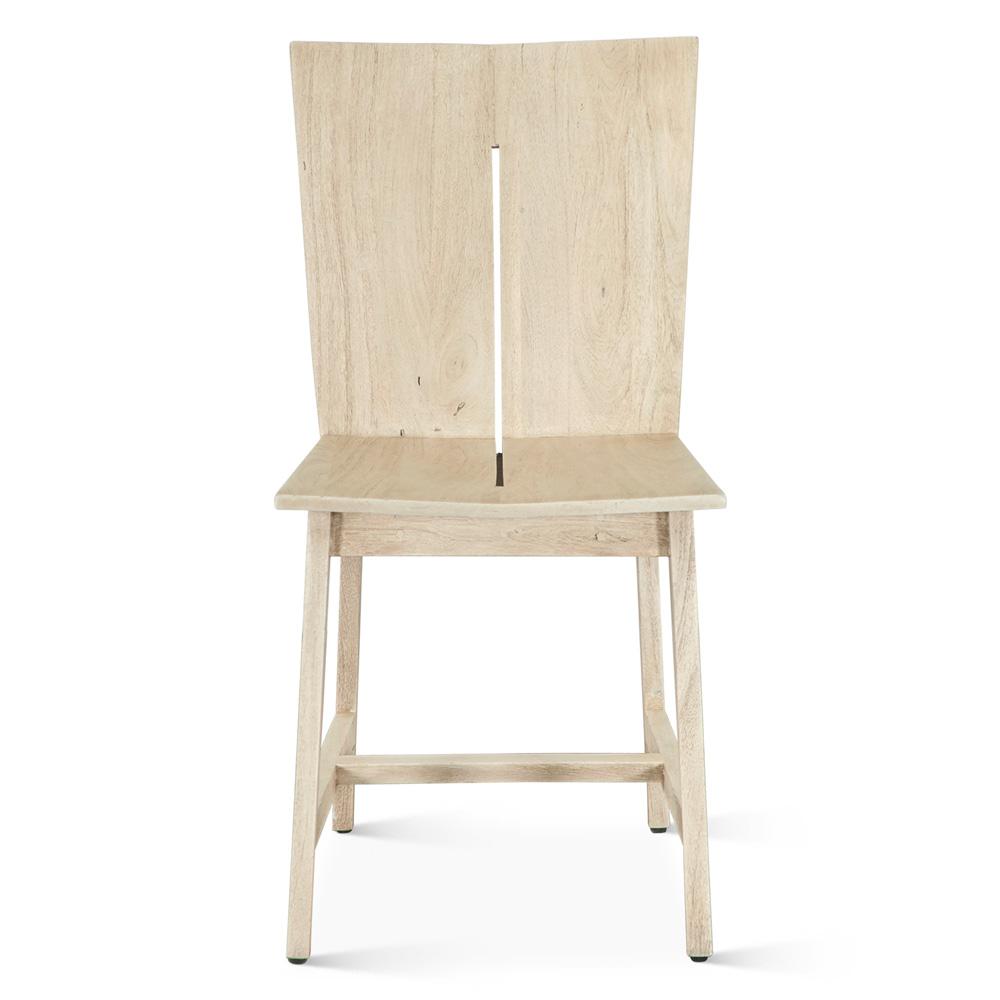 World Interiors - Acadia Dining Chair : World Interiors - Acadia Dining Chair in Oat - ZWACADCO2_CLOSEOUT veiw 2