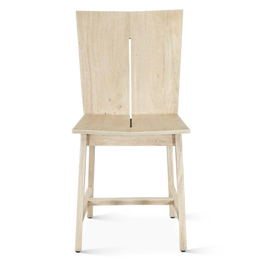 World Interiors - Acadia Dining Chair : World Interiors - Acadia Dining Chair in Oat - ZWACADCO2_CLOSEOUT veiw 2