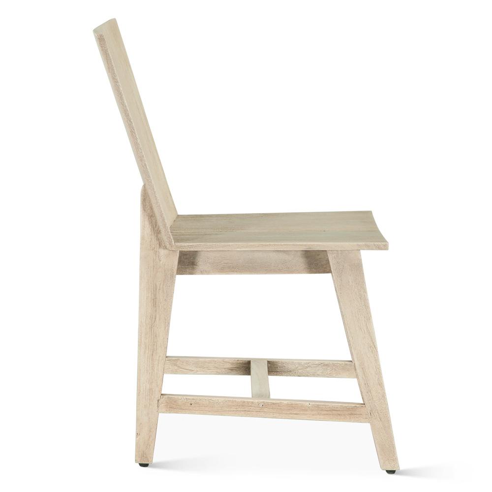 World Interiors - Acadia Dining Chair : World Interiors - Acadia Dining Chair in Oat - ZWACADCO2_CLOSEOUT veiw 3