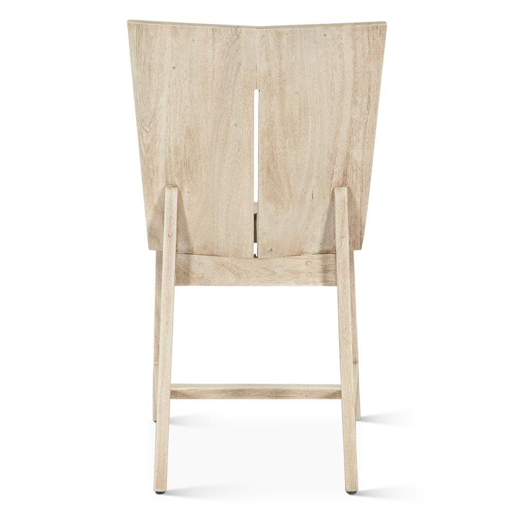 World Interiors - Acadia Dining Chair : World Interiors - Acadia Dining Chair in Oat - ZWACADCO2_CLOSEOUT veiw 4