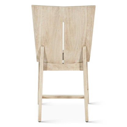 World Interiors - Acadia Dining Chair : World Interiors - Acadia Dining Chair in Oat - ZWACADCO2_CLOSEOUT veiw 4