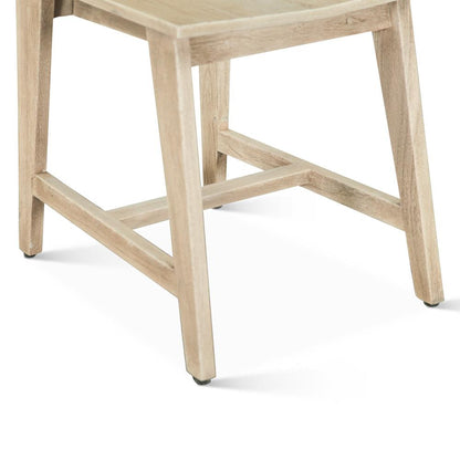 World Interiors - Acadia Dining Chair : World Interiors - Acadia Dining Chair in Oat - ZWACADCO2_CLOSEOUT veiw 7