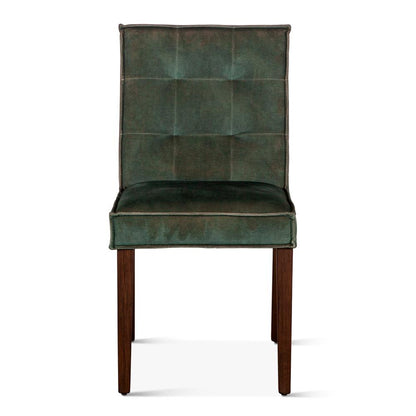 World Interiors - Aven Side Chairs : World Interiors - Aven Side Chairs in Green Velvet - ZWAY11-GVSC veiw 1