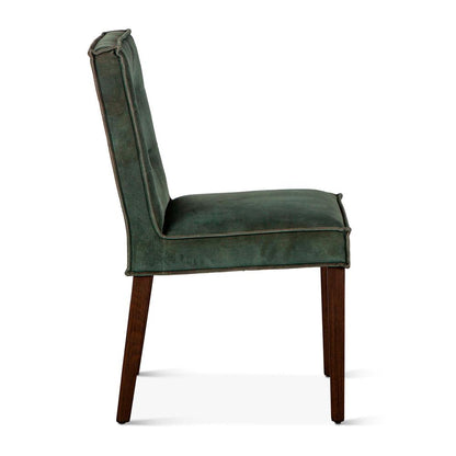 World Interiors - Aven Side Chairs : World Interiors - Aven Side Chairs in Green Velvet - ZWAY11-GVSC veiw 3