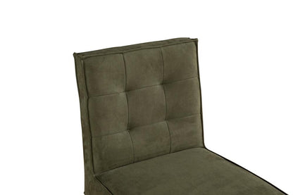 World Interiors - Aven Counter Chair with Dark Legs : World Interiors - Aven Counter Chair in Green Eco-Suede with Dark Legs - ZWAVECCGSD veiw 2