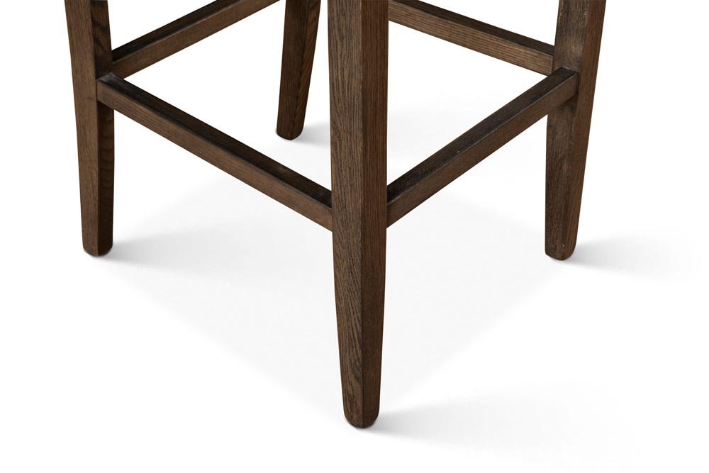 World Interiors - Aven Counter Chair with Dark Legs : World Interiors - Aven Counter Chair in Green Eco-Suede with Dark Legs - ZWAVECCGSD veiw 3