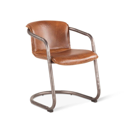 World Interiors - Chiavari Dining Chairs : World Interiors - Chiavari Leather Dining Chairs in Chestnut - ZWCI22268 veiw 1