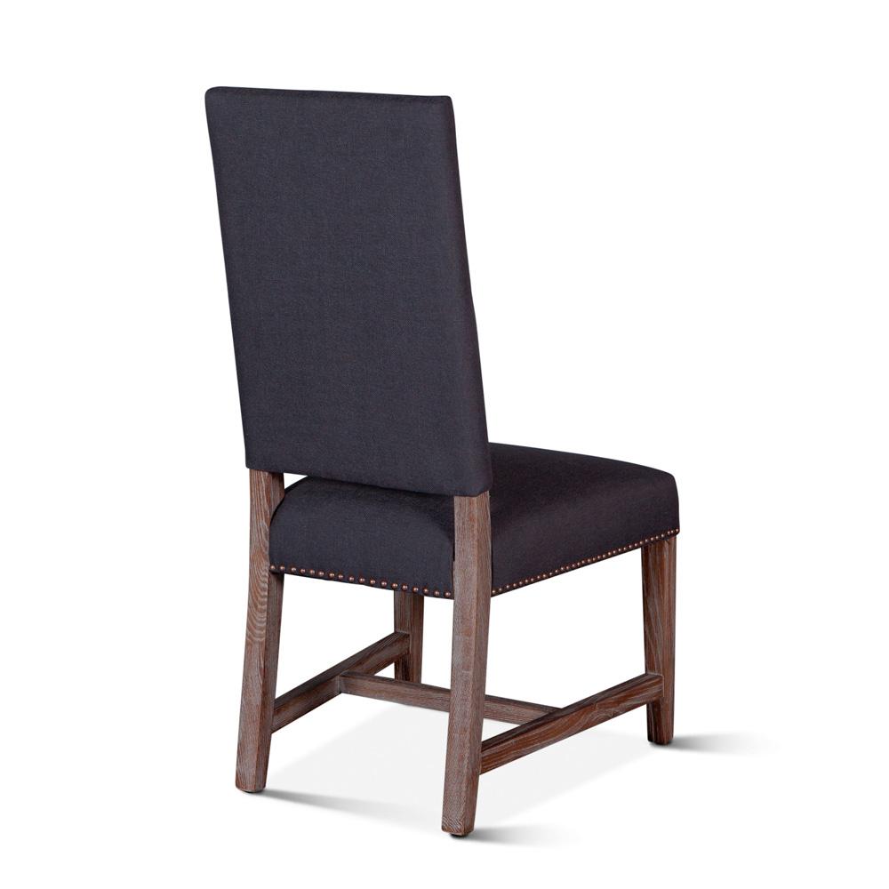 World Interiors - Dani High Back Formal Dining Chair : World Interiors - Dani High Back Formal Dining Chair in Charcoal - ZWDANIDGDC veiw 3