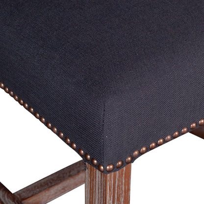 World Interiors - Dani High Back Formal Dining Chair : World Interiors - Dani High Back Formal Dining Chair in Charcoal - ZWDANIDGDC veiw 7