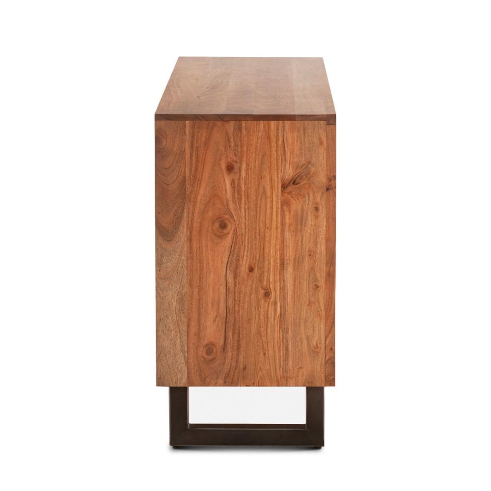 World Interiors - Glenwood Dresser : World Interiors - Glenwood Dresser in Smoked Acacia - ZWGWSA586D veiw 4