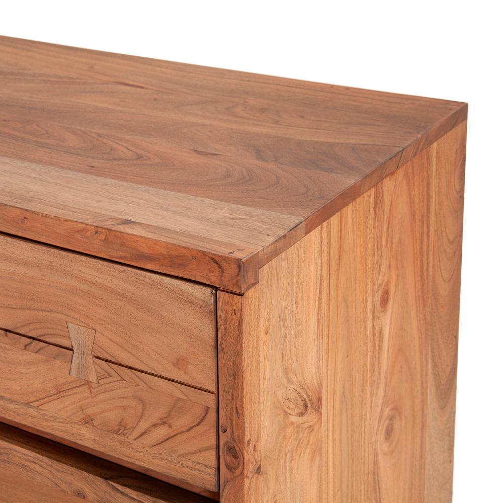World Interiors - Glenwood Dresser : World Interiors - Glenwood Dresser in Smoked Acacia - ZWGWSA586D veiw 6