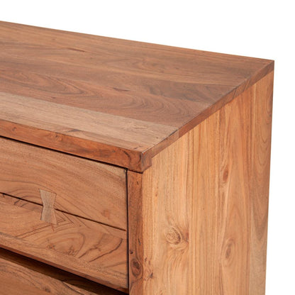 World Interiors - Glenwood Dresser : World Interiors - Glenwood Dresser in Smoked Acacia - ZWGWSA586D veiw 6