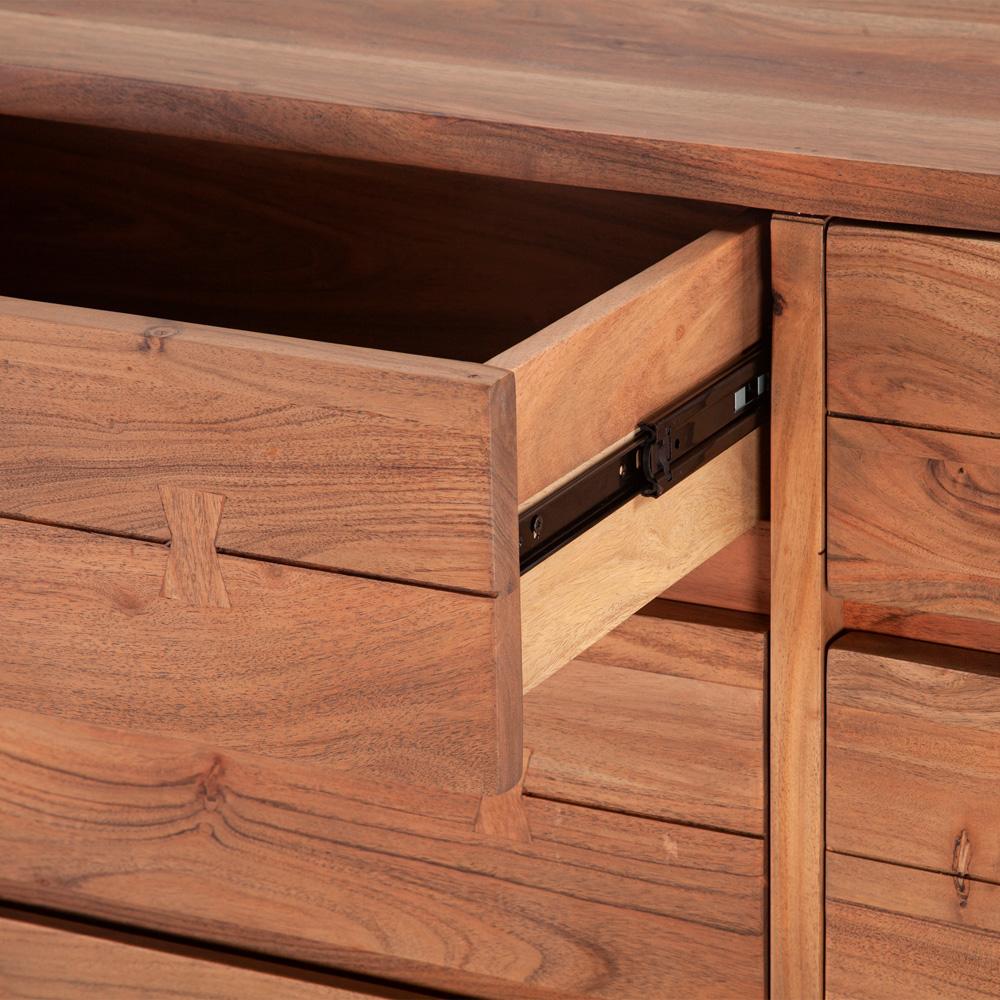 World Interiors - Glenwood Dresser : World Interiors - Glenwood Dresser in Smoked Acacia - ZWGWSA586D veiw 7