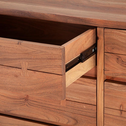 World Interiors - Glenwood Dresser : World Interiors - Glenwood Dresser in Smoked Acacia - ZWGWSA586D veiw 7