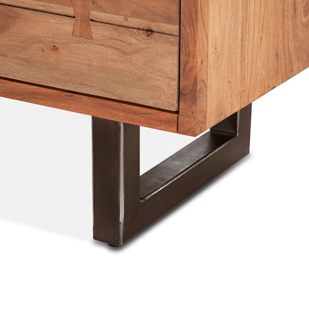 World Interiors - Glenwood Dresser : World Interiors - Glenwood Dresser in Smoked Acacia - ZWGWSA586D veiw 8