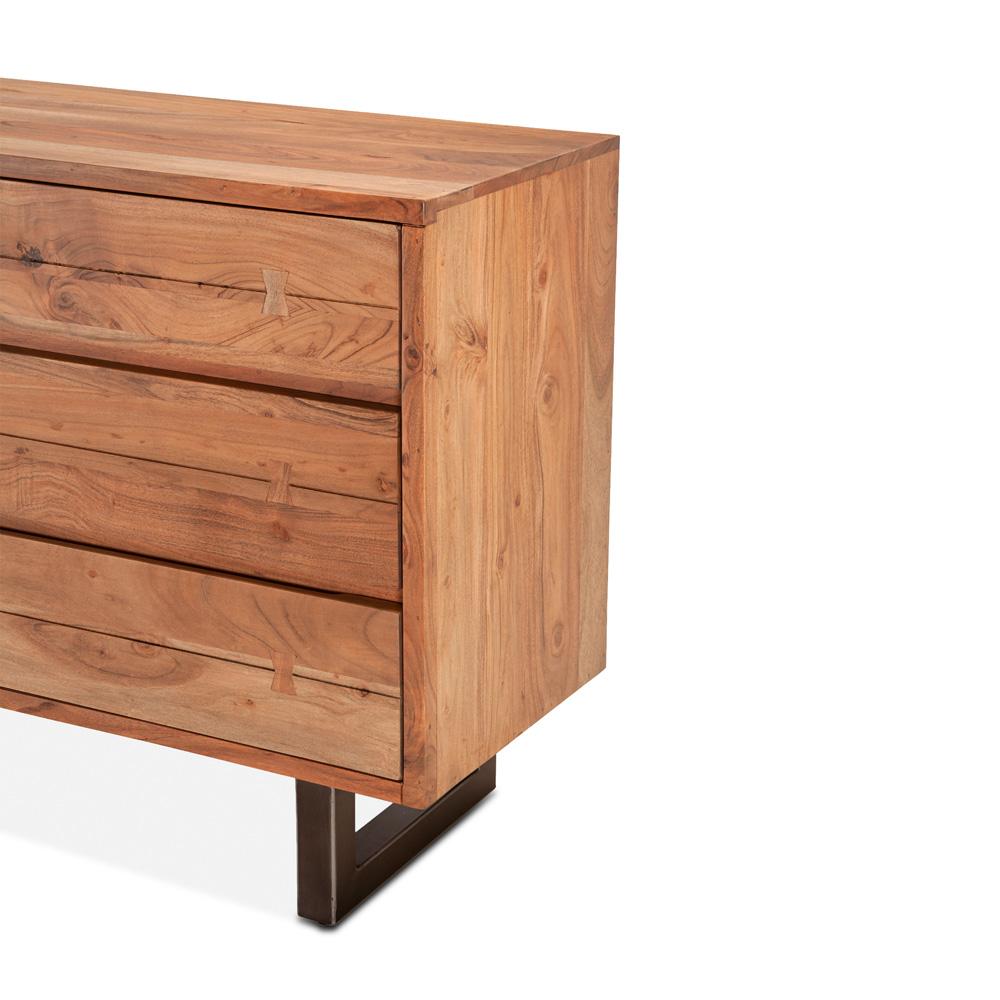 World Interiors - Glenwood Dresser : World Interiors - Glenwood Dresser in Smoked Acacia - ZWGWSA586D veiw 9