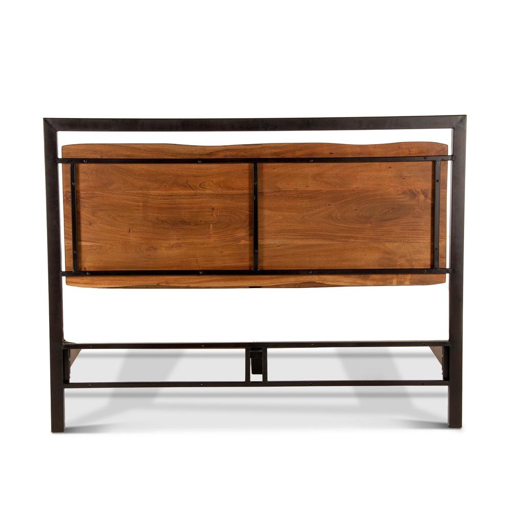 World Interiors - Glenwood Queen Bed : World Interiors - Glenwood Queen Bed in Acacia with Walnut Finish - ZWGW25 veiw 4
