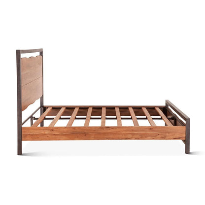 World Interiors - Glenwood Queen Bed : World Interiors - Glenwood Queen Bed in Smoked Acacia - ZWGWPBQSA veiw 3