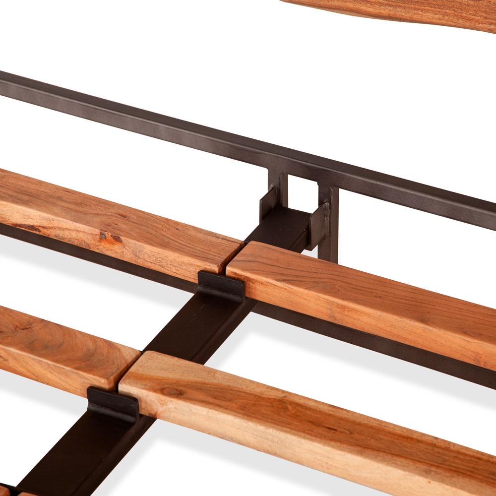 World Interiors - Glenwood Queen Bed : World Interiors - Glenwood Queen Bed in Smoked Acacia - ZWGWPBQSA veiw 5
