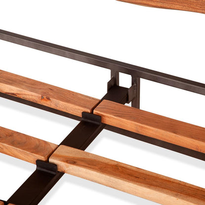 World Interiors - Glenwood Queen Bed : World Interiors - Glenwood Queen Bed in Smoked Acacia - ZWGWPBQSA veiw 5