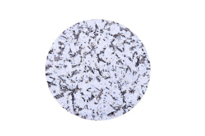 World Interiors - Glacier 18" Accent Table : World Interiors - Glacier 18" Accent Table with Alaska White Marble - ZWGLAST18AW veiw 6