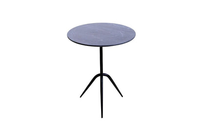 World Interiors - Glacier 18" Accent Table : World Interiors - Glacier 18" Accent Table with Lava Marble - ZWGLAST18LM veiw 1
