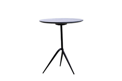 World Interiors - Glacier 18" Accent Table : World Interiors - Glacier 18" Accent Table with Lava Marble - ZWGLAST18LM veiw 2
